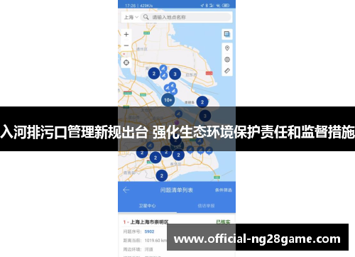 入河排污口管理新规出台 强化生态环境保护责任和监督措施